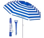 LOLAhome Sombrilla playa 220 cm antiviento y UPF+50