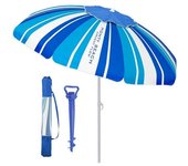 LOLAhome Sombrilla playa 200 cm antiviento y UPF+50