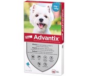 4-10 kg (4 uds.)Advantix Pipetas Antiparasitarias para perros