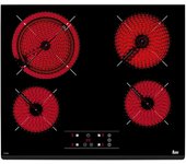 Teka TZ 6420 Placa Vitrocerámica 4 Zonas 60cm Negro