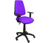 Piqueras y Crespo Elche CP Bali Silla de Oficina Brazos Regulables Ruedas Parquet Lila