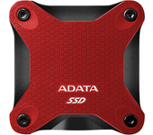 adata disco duro externo  sd600q  240g usb 3.2  rojo