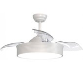 Ventilador led con aspas retráctiles bombay l (36w)