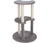 Rascador TIAKI Maly para gatos - gris claro
