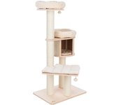 Rascador Natural Paradise Magnolia L para gatos - Crema