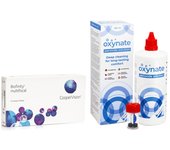 Biofinity Multifocal (6 lentillas) + Oxynate Peroxide 380 ml con estuche