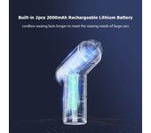 Máquina de pulido y encerado multifunción portátil para automóvil Pulidora inalámbrica recargable Herramienta de belleza para automóvil eléctrico Encerador de reparación de rasguños pequeños con discos de pulido / encerado / cepillado Papel de lija de grano 80/320