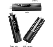 TV Stick Rendimiento de bajo consumo Transmisión 4K 10 bits HDR Control remoto inalámbrico Función de voz Soporte WiFi Último sistema operativo Android 11 Control de voz para entretenimiento en el hogar y uso comercial