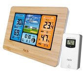 FanJu FJ3373 Estación meteorológica digital multifunción LCD Reloj despertador