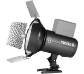 YONGNUO YN216II Luz de fotografía de alta potencia de 24 W con luz LED bi color