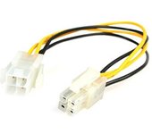 ADAPTADOR STARTECH ALIMENTACION PLACA BASE 4 MACHO / 4 HEMBRA 20CM