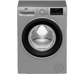 Lavadora Libre Instalación - Beko B3WFT58220X, 8 Kg y 1200 RPM, SteamCure, Bluetooth, Inox