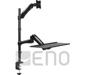 LogiLink BP0030 soporte para monitor 68,6 cm (27") Negro Escritorio