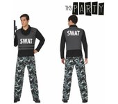 Atosa disfraz policia swat hombre adulto camuflaje M