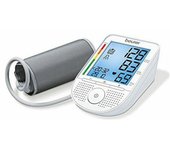 BEURER 4211125656409 TENSIOMETRO Brazo 2 MEMORIAS con Altavoz DETECCION DE ARRITMIAS Blanco, No Aplica