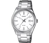 Reloj de pulsera CASIO Collection - MTP-1302PD-7A1VEF correa color: Gris plata Dial Blanco Hombre