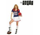 Atosa ES Disfraz de jugador de fútbol americano mujer - M/L