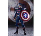 Figura tamashi nations capitan america john walker marvel the falcon and the winter soldier s.