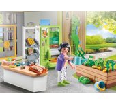 PLAYMOBIL City Life 71333 Cantina, Puesto de Venta con máquina de Botellas rellenables, Juguetes para niños a Partir de 4 años