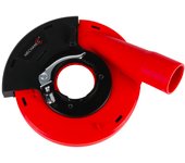 Distar Adaptador de Succión para Amoladora Angular Vortex 115-125mm, herramienta de calidad, sistema de extracción de polvo eficiente, diseño profesional.