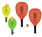 Palas de playa con pelota colorbaby verde naranja 20 x 40 x 0,7 cm