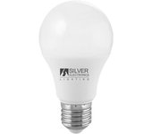 Silver Electronics - Bombilla LED Eco Estandar 9W E27 3000K 1.050 lúmenes