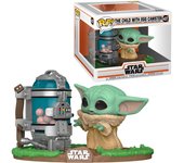Funko Pop! Deluxe: Star Wars: The Mandalorian - Grogu (The Child, Baby Yoda) with Canister - Figura de Vinilo Coleccionable - Idea de Regalo- Mercancia Oficial - Juguetes para Niños y Adultos
