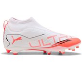 Zapatillas de fútbol sala puma ultra 5 match+ ll fg, whi niño