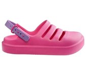Zuecos havaianas kids clog infantil pink flux/prisma purple