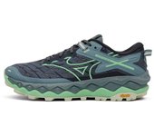 Zapatillas de trail mizuno wave mujin 10 mujer gris azulado