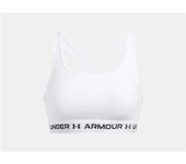 Sujetador deportivo under armour crossback mid mujer blanco