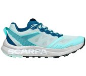 Zapatillas de trail scarpa spin planet aqua-nile blue mujer
