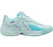 Zapatillas de pádel puma nova smash ,peaceful bluerple, mujer
