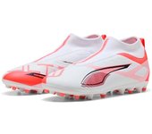 Zapatillas de fútbol sala puma ultra 5 match+ ll mg, whi niño