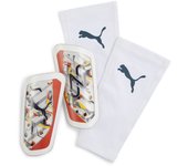 Espinilleras de fútbol puma neymar ultra flex blanco hombre
