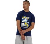 Camiseta new balance sport essentials triathlon hombre azul