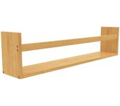 Estante de Pared en Bambú Canoply 14x50x10cm Thinia Home