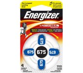 Energizer Powerseal AC675 Pilas para Audífono 4 Unidades