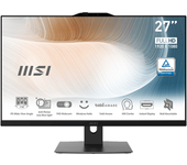 msi aio modern am272p 12m-406eu. 27  ips led fhd. 16:9 (1920x1080). i7-1260p. intel iris xe graphics. ddr4 16gb (8gb 2 o 16gb 1). 512g m.2 pcie ssd. w