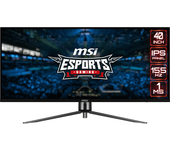 msi monitor mag401qr . 40  (101.6 cm). plano. ips. 3440x1440 (uwqhd). 155hz. negro