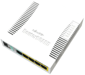 switch mikrotik rb260gsp - css106-1g-4p-1s