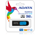 adata lapiz usb uv128 128gb usb 3.2 negro azul