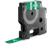 DYMO IND Rhino 1805414 - Cinta adhesiva (vinilo, 12 mm, 5,5 m), color verde y blanco