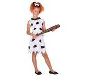 Atosa disfraz cavernicola niña infantil blanco