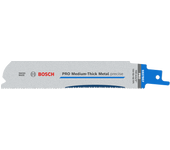 Bosch 25 hojas de sierra sable PRO Medium-Thick Metal S937BEF precise (para tubos y perfiles de metal, metales no ferrosos, longitud 150 mm, accesorio profesional sierra de sable)