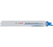 Bosch 25 hojas de sierra sable PRO Medium-Thick Metal S1137BEF precise (para tubos y perfiles de metal, metales no ferrosos, longitud 225 mm, accesorio profesional sierra de sable)