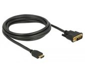 85654 adaptador de cable de vídeo 2 m HDMI tipo A (Estándar) DVI Negro