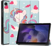 For Samsung Galaxy Tab A8 Case 10.5 inch Leather Fold Stand Smart Cover For Samsung Tab A8 2022 2021 Case SM-X200 X205 X207