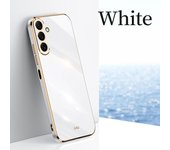 KEYSION Luxury Plating Case for Samsung M23 5G M13 4G F23 Silicone Square Shockproof Phone Back Cover for Galaxy A04S A04 A13 5G