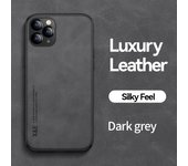 KEYSION Luxury Leather Case for iPhone 11 Pro Max Silicone Shockproof Phone Back Cover for iPhone XS Max XR
